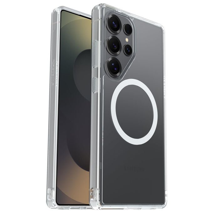 Otterbox Cover Samsung Galaxy S25 Ultra Symmetry Series Clear con Magneti Resistente a shock e cadute Trasparente