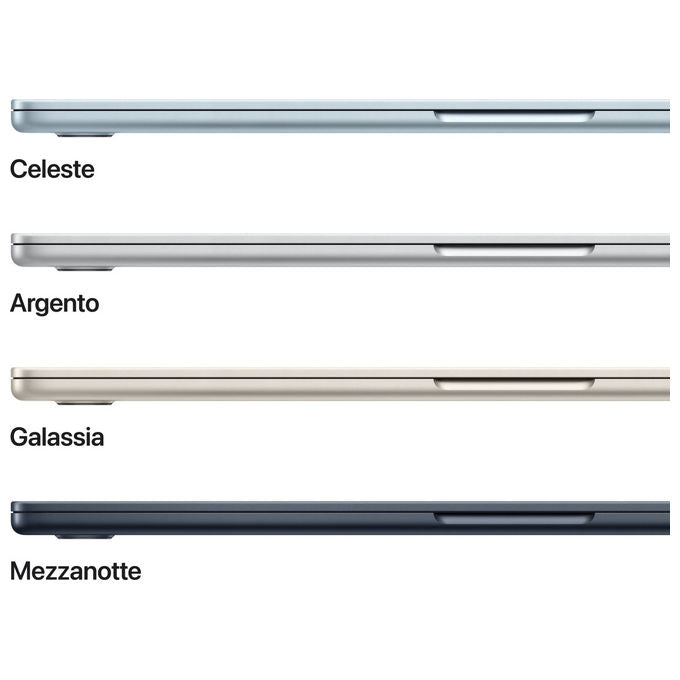 Apple MacBook Air 15'' Chip M5 16GB 1TB SSD Galassia