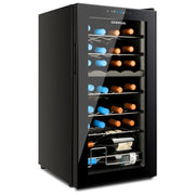 G3 Ferrari Cantinetta Frigo 28 Bottiglie Doppia Zona Compressore Acciaio Cromato