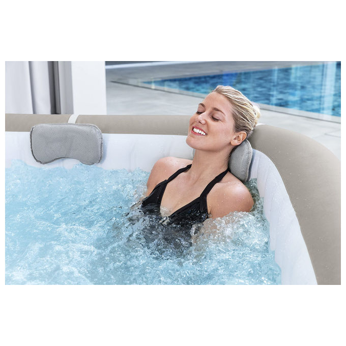 Bestway Idromassaggio Lay-Z-Spa Cabo Smart HydroJet 6 Persone 180x180x71cm Marrone Rattan
