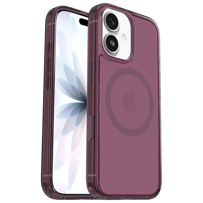 Otterbox Symmetry Clear MagSafe Custodia per iPhone 17 Resistente a shock Trasparente-Rosa