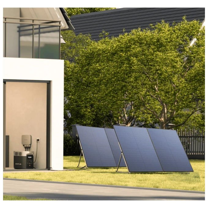 EF ECOFLOW Pannello Solare Rigido 450W 2 Unita' Monocristallino Alluminio