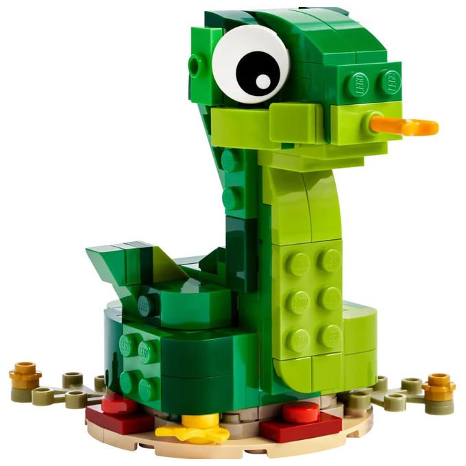 LEGO Anno del Serpente Set Stagionale 2024 174 Pezzi Costruzioni per Bambini 8+ Edizione Limitata 40707