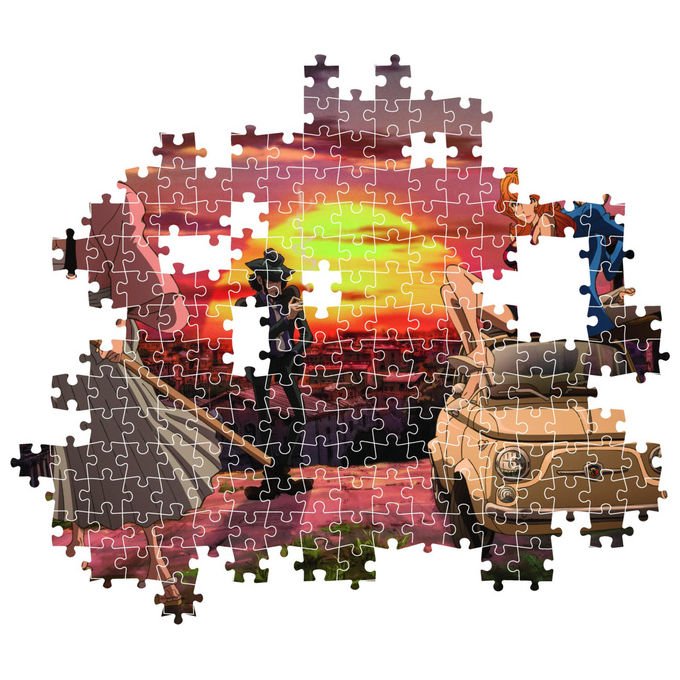 Clementoni Puzzle 1000 Pezzi Lupin III con Poster Made in Italy 70x50 cm