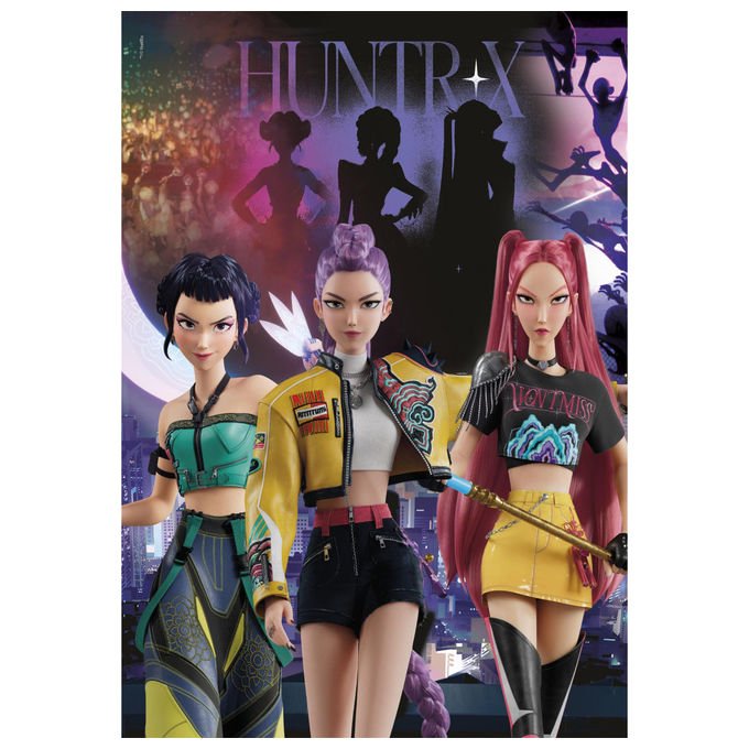 Clementoni Puzzle 500 Pezzi K-Pop Demon Hunters 36x49 cm Made in Italy