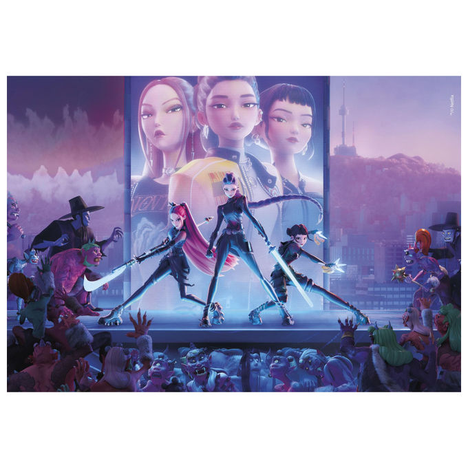 Clementoni Puzzle 1000 Pezzi K-Pop Demon Hunters 70x50cm Made in Italy