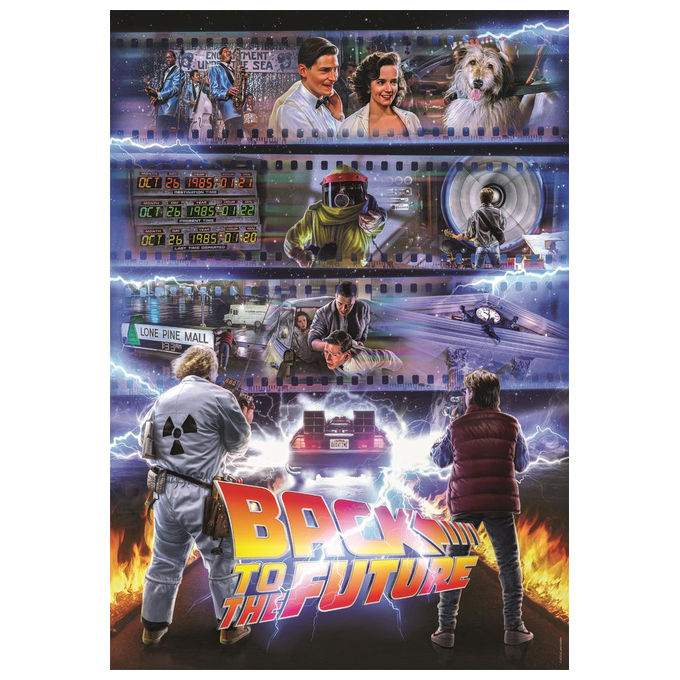 Clementoni Puzzle 1000 Pezzi Ritorno al Futuro Cult Movies Made in Italy