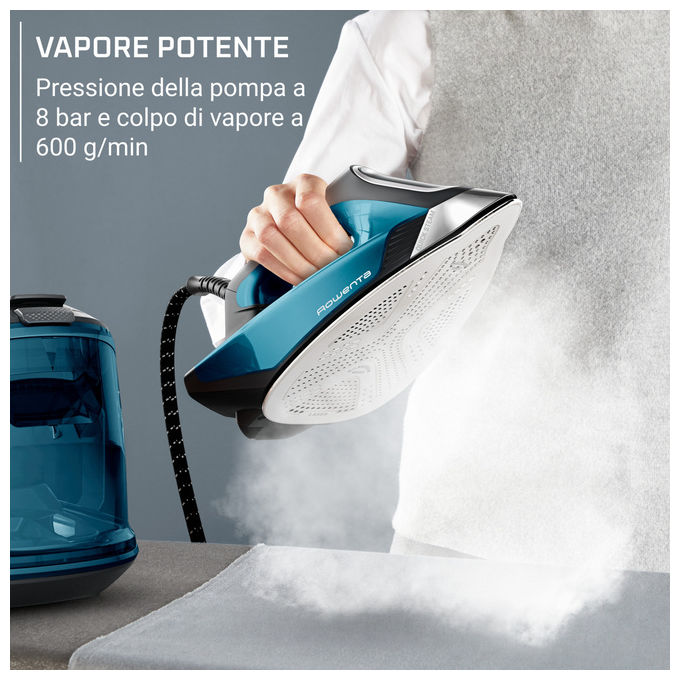 Rowenta Force Pro 500 VR9043 Centrale a Vapore 8 Bar 600 g-min Blu