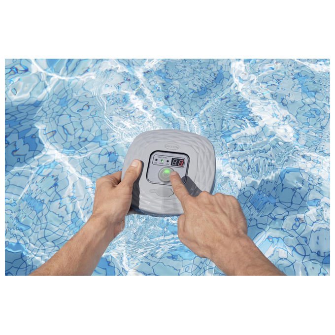 Bestway 60340 Lay-Z-Spa Cloratore al Sale Hydrogenic 0.5 g-h per Piscine e Idromassaggi fino a 1400 L Batteria Ricaricabile 8h