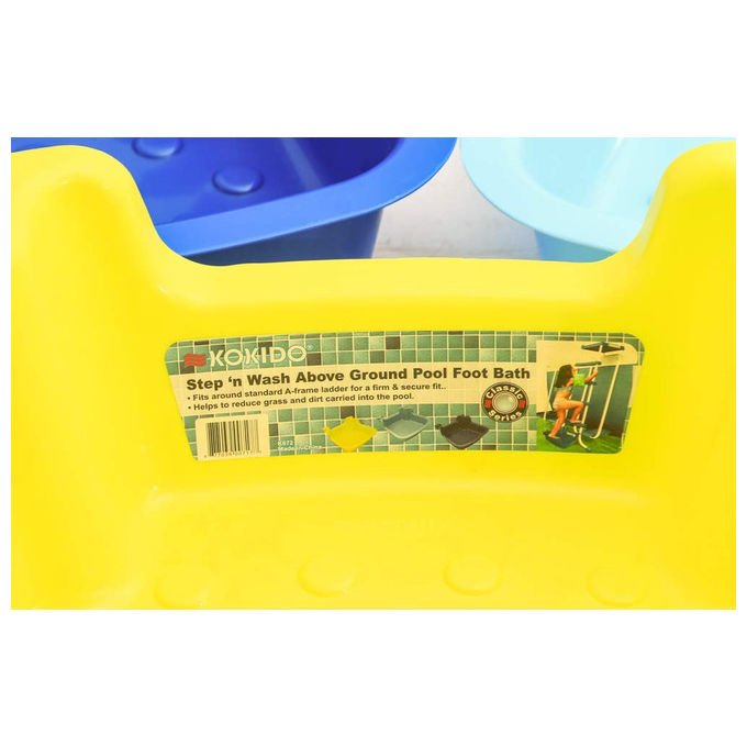 Bestway K672BU Step N Wash Vaschetta Lavapiedi per Piscina Fuori Terra in Plastica 9 L colore Blu