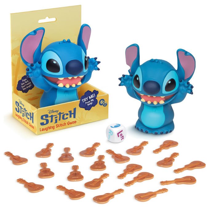 Playmonster Stitch Laughing Game Gioco da Tavolo Divertente 2+ Giocatori Batterie Incluse