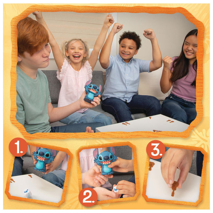 Playmonster Stitch Laughing Game Gioco da Tavolo Divertente 2+ Giocatori Batterie Incluse
