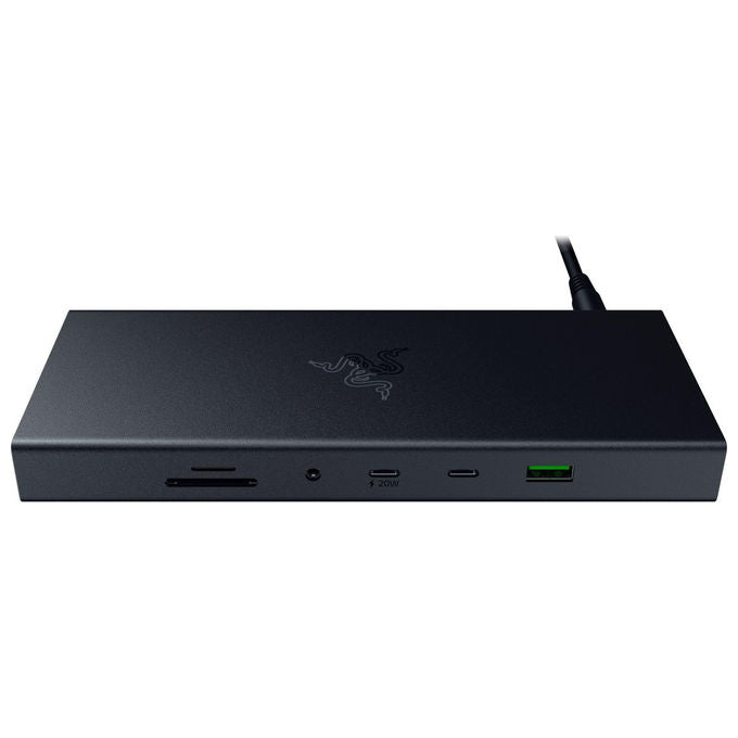 Razer Docking Station USB 4 Supporto doppio display 14 Porte USB-C USB-A HDMI DisplayPort Nero