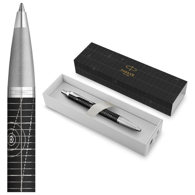 Parker Penna a Sfera Collezione Legacy of Flight Rifiniture Cromate Inchiostro Blu