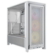 Corsair Case Midi-Tower ATX 4000D RS ARGB Bianco 3 Ventole RS ARGB per PC Gaming