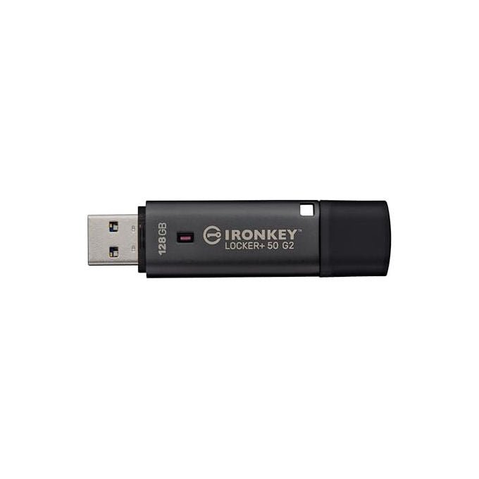 Kingston Ironkey Locker+ 50 G2 128GB Crittografata USB 3.2 Nero