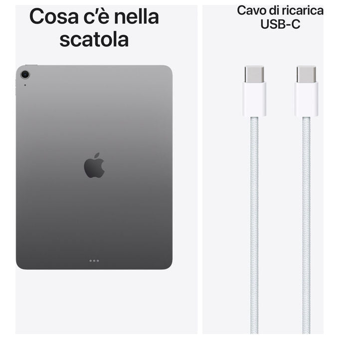 Apple iPad Air 13'' Display Liquid Retina 1 TB Wi-Fi 7 Grigio siderale