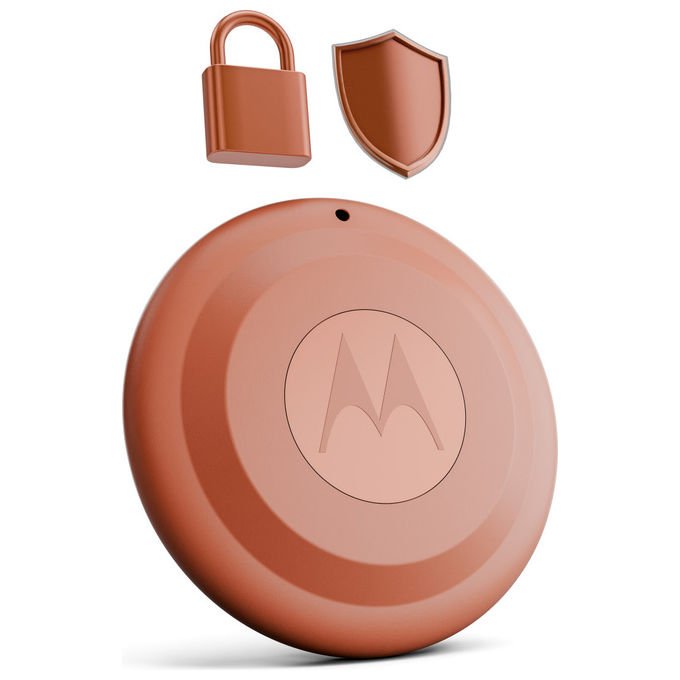 Motorola Moto Tag 2, Localizzatore Bluetooth, Antifurto, Arancione - Yeppon