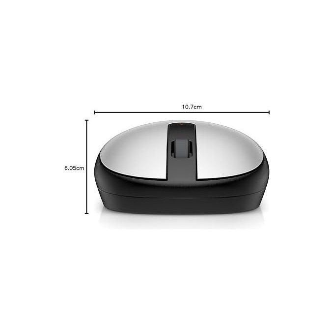 HP 43N04AA Mouse Bluetooth 240 Sensore Ottico 1600 DPI 3 Pulsanti Design Ambidestro Argento
