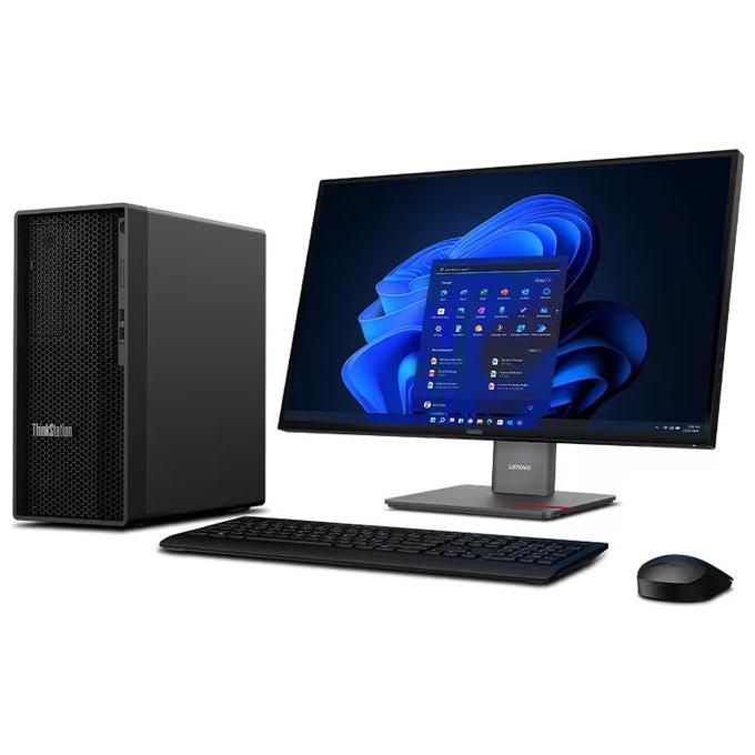 Lenovo Workstation ThinkStation P2 Tower Gen 2 Intel Core Ultra 7 265 32GB RAM 1TB SSD Windows 11 Pro Nero