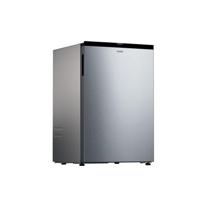 Candy congelatore verticale CNUQ2L58EX, 90 litri, 3 cassetti, classe E, statico, argento, 37 dB, 166 kWh-anno