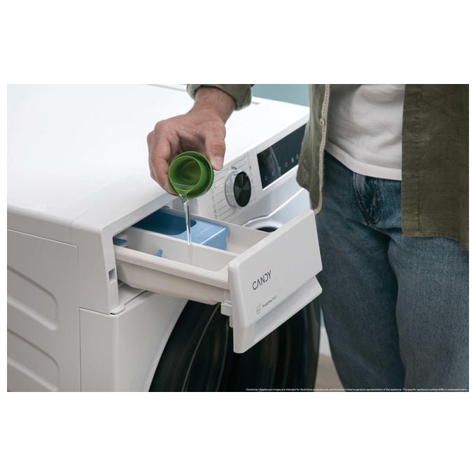 Candy lavasciuga slim 9+5 kg, 1400 giri, classe A, inverter, vapore, Wi-Fi e bluetooth, bianco, BWR 495BL8-S