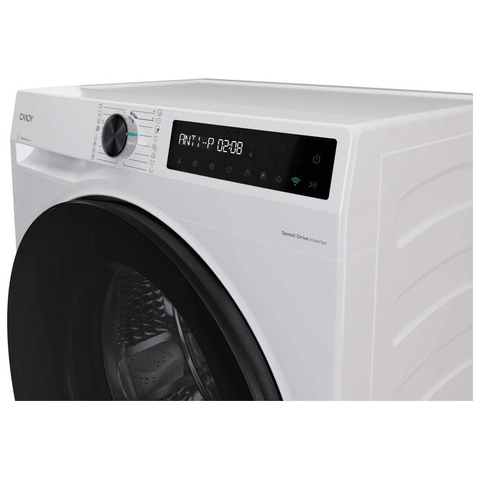 Candy lavasciuga slim 9+5 kg, 1400 giri, classe A, inverter, vapore, Wi-Fi e bluetooth, bianco, BWR 495BL8-S