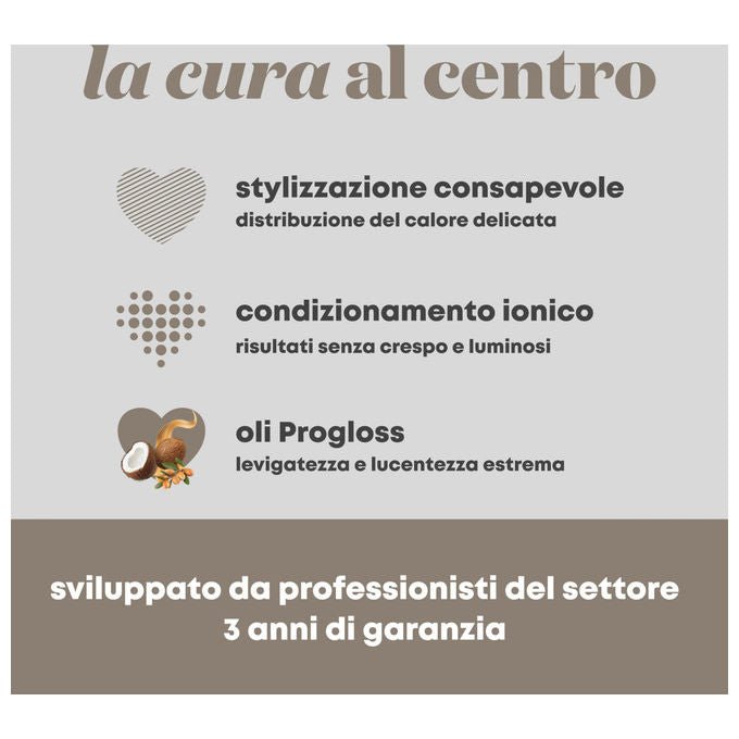 Revamp asciugacapelli Tri-Care DR-7250-EU, ionico a infrarossi, luce rossa e blu, 3 accessori magnetici, 1600W, silenzioso