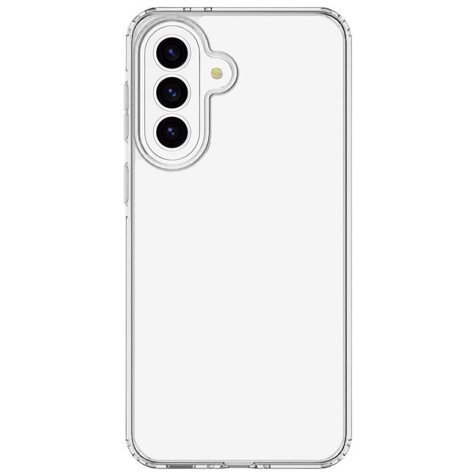 Cellularline cover trasparente Samsung Galaxy A37, custodia rigida con bordi in gomma, antiurto, antibatterica, military test