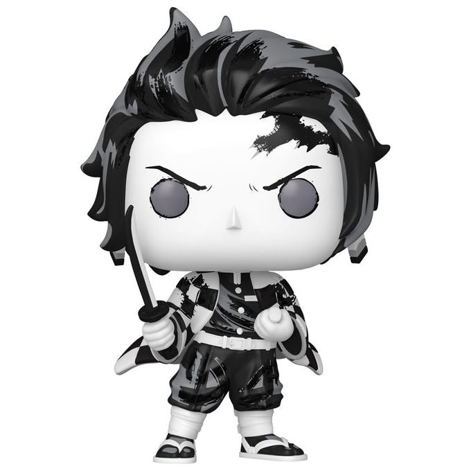 Funko pop animation, Demon Slayer, Tanjiro Kamado, Sumi-Ink, figura in vinile da collezione, 9,5 cm, anime fans