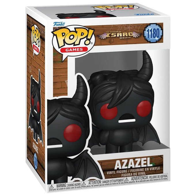 Funko pop figura in vinile, The Binding of Isaac, Azazel, bobble head, 9,5 cm, collezione videogiochi, n. 1180