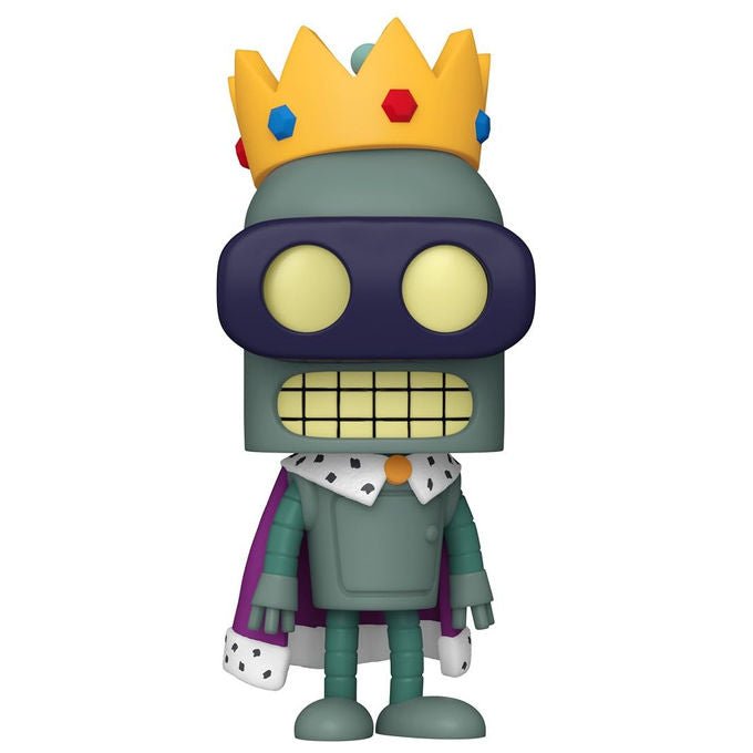 Funko pop! figura in vinile Futurama Super King Bender, bobble head da collezione, 9,5 cm