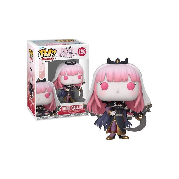 Funko pop animation figura in vinile Mori Calliope, serie Hololive, 9 cm, figura da collezione
