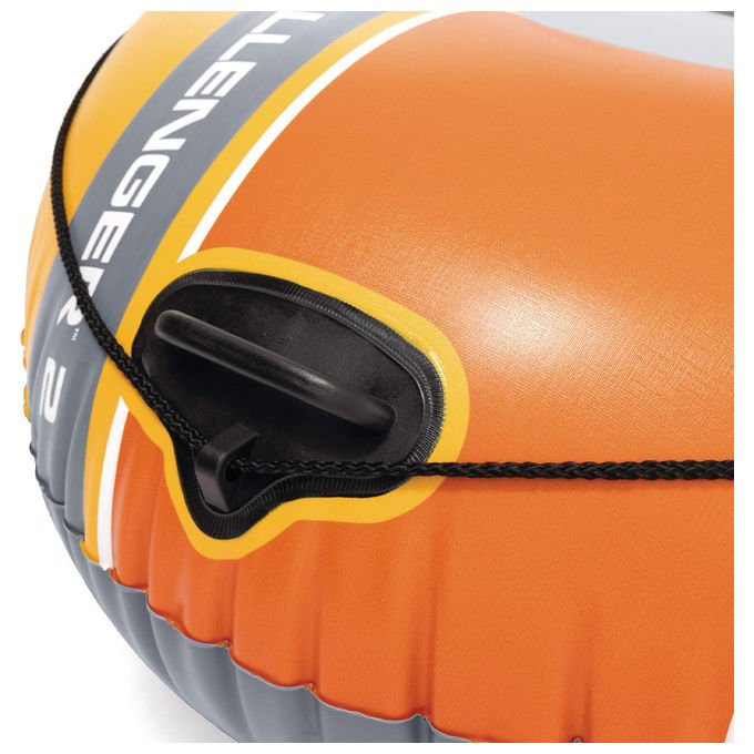 Intex canotto gonfiabile Challenger 2 posti, 236x114x41 cm, 200 kg, con remi e pompa, 3 camere d'aria
