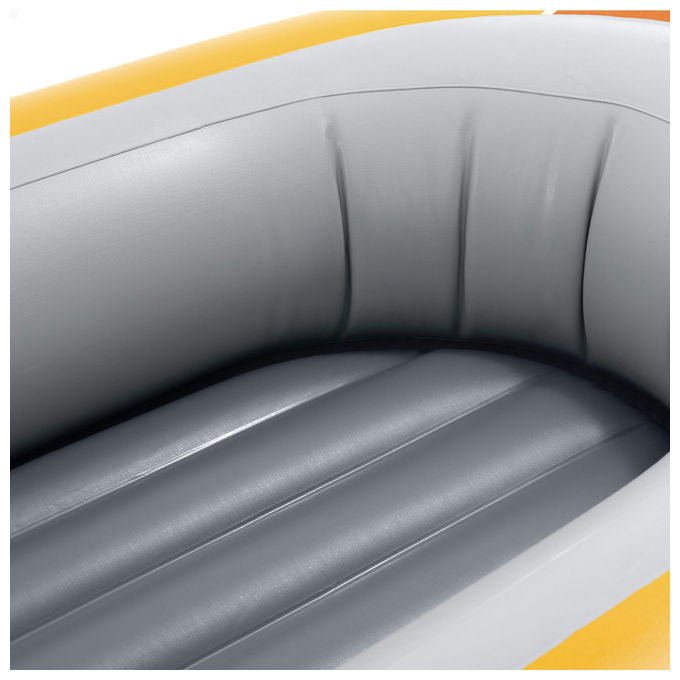 Intex canotto gonfiabile Challenger 2 posti, 236x114x41 cm, 200 kg, con remi e pompa, 3 camere d'aria