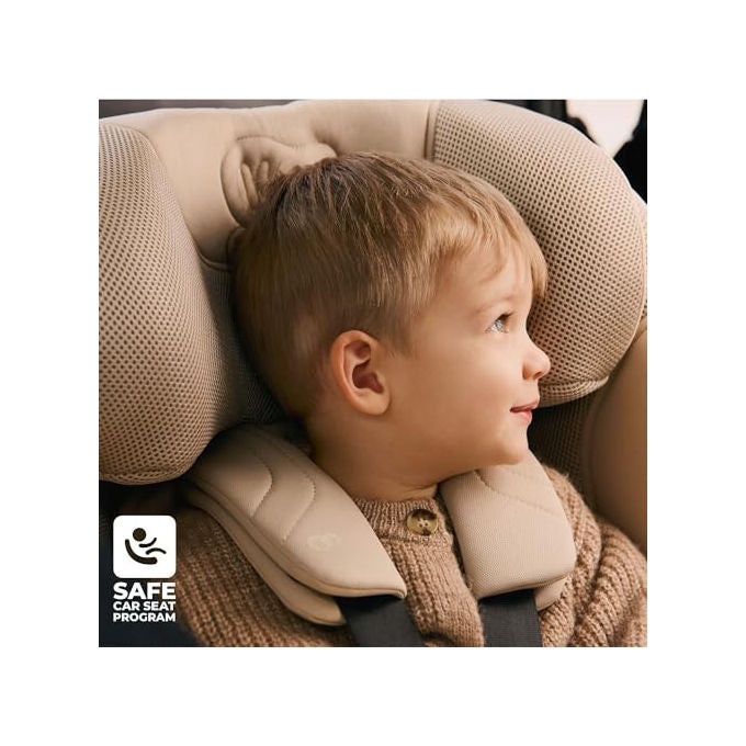 Kinderkraft KCXPED03BLK0000 Xpedition 3 Seggiolino Auto i-Size 40-150 cm 0-36 Kg Isofix 360° Reclinabile SPS+ H-Guard+ colore Nero