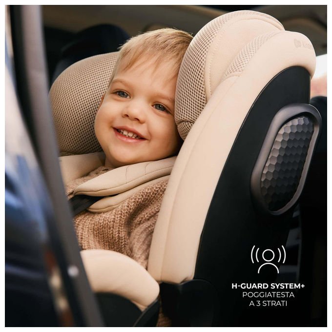 Kinderkraft Xpedition 3 i-Size seggiolino auto 40-150 cm, 0-36 kg, rotazione 360°, isofix, reclinabile 8 posizioni, grigio