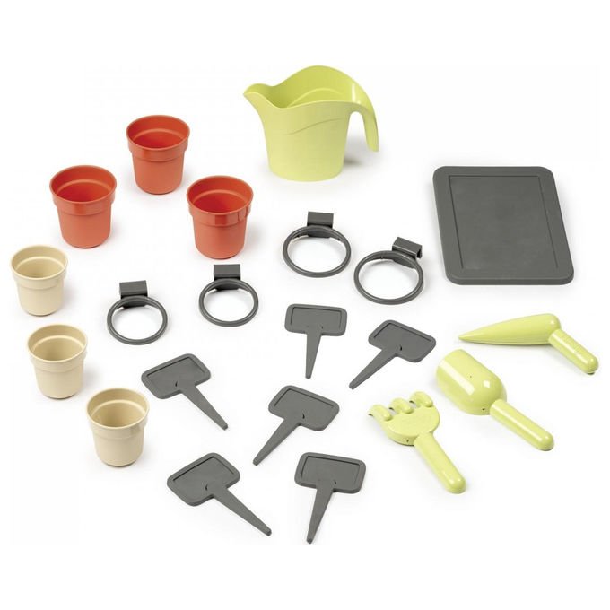 Smoby casetta da giardino Garden House, accessori giardinaggio inclusi, plastica riciclata anti-UV, per bambini dai 2 anni