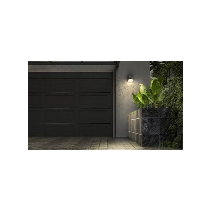 OSRAM Endura Style Solar Bright Turn, lampada solare da parete, sensore di movimento, IP54, 890 lm, testa regolabile, grigio scuro