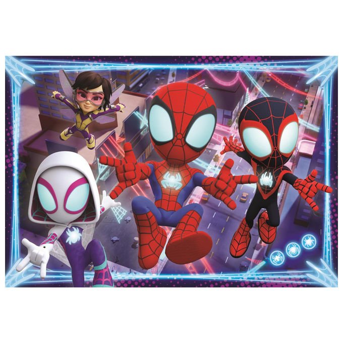 Clementoni puzzle Spidey and His Amazing Friends, 24 maxi pezzi, Marvel, per bambini dai 3 anni, made in Italy