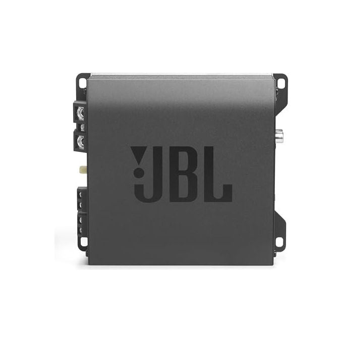 JBL Stage GT80021 amplificatore auto 2 canali, 800W peak, 130W RMS, classe D, bass EQ, filtri HPF LPF, compatto