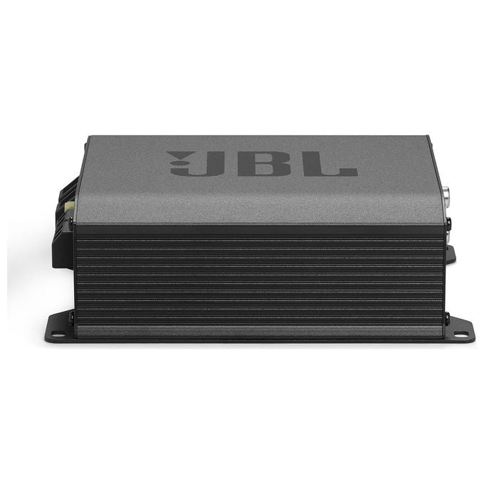 JBL Stage GT80021 amplificatore auto 2 canali, 800W peak, 130W RMS, classe D, bass EQ, filtri HPF LPF, compatto