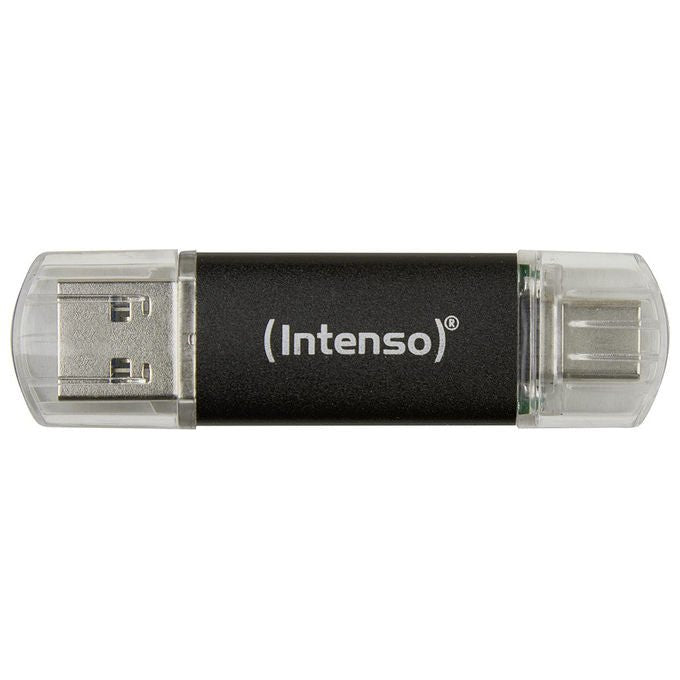 Intenso Twist Line chiavetta USB doppia 256 GB, USB-C e USB-A, USB 3.2 Gen 1, 70 MB-s, antracite