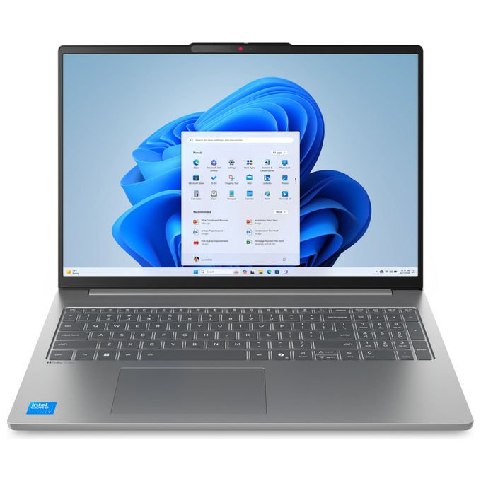 Lenovo IdeaPad Slim 5, laptop 16 pollici, Intel Core 7 240H, 16 GB DDR5, SSD 1 TB, WUXGA IPS, Wi-Fi 6, Windows 11 Home, grigio