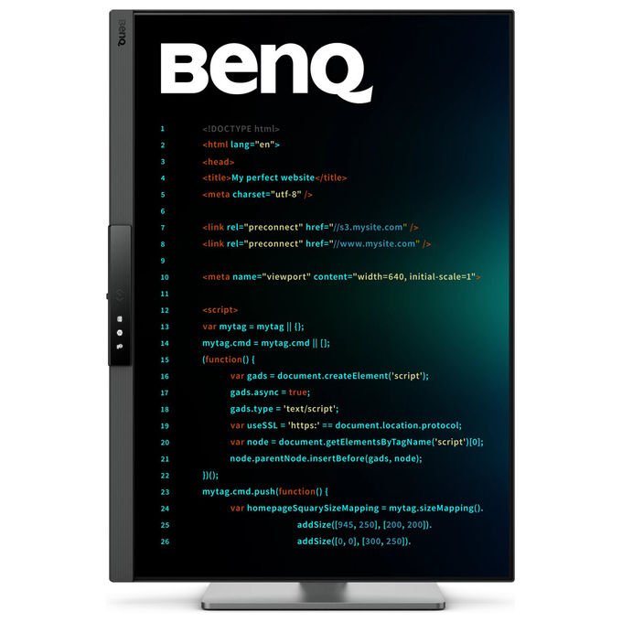 BenQ RD280UG Monitor PC 28.2'' 4K Ultra HD 3840x2560 IPS 120 Hz 3:2 USB-C 90W KVM colore Nero