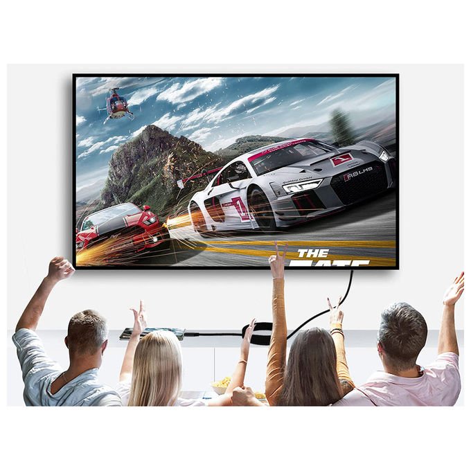 Equip 119274, cavo DisplayPort 2.1, 5 m, risoluzione 8K 15360x8640, 240 Hz, 40 Gbps, HDR, MST, contatti dorati, nero