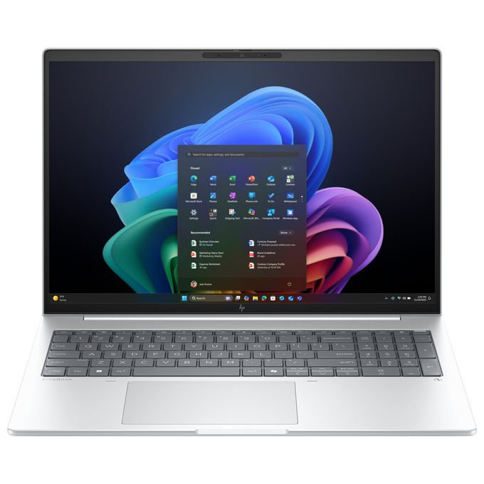 HP EliteBook 8 G1i notebook 16 pollici, Intel Core Ultra 7 266V, 16 GB RAM, Wi-Fi 7, Windows 11 Pro, AI, blu