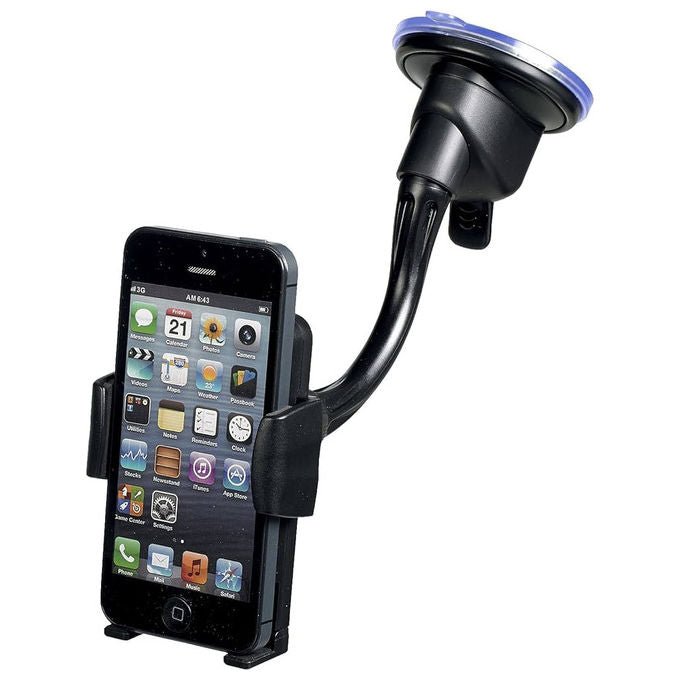 Celly, supporto auto magnetico universale compatibile MagSafe, rotazione 360 gradi, ultracompatto, per smartphone, nero