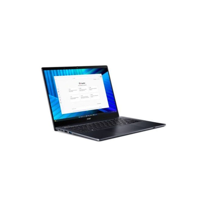 ACER TravelMate P4 Spin 14, notebook 2 in 1 convertibile, Intel Core Ultra 7 255U, 14'' touch WUXGA, 32GB DDR5, 1TB SSD NVMe, Wi-Fi 7, Windows 11 Pro, blu
