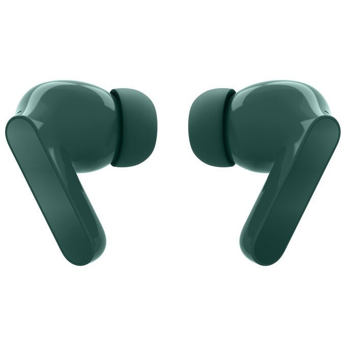 Motorola Moto Buds Bass, auricolari true wireless in-ear, cancellazione attiva del rumore, driver 12,4 mm, bluetooth 5.3, verde Posy